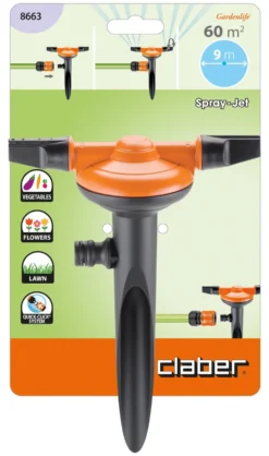 Irrigatore fuori terra Claber 8663 GARDENLIFE Sprayjet