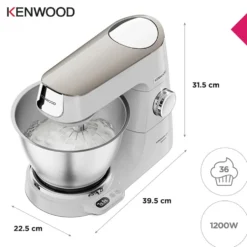 Kenwood Impastatrice 1200W 5L Lcd C/Bilancia