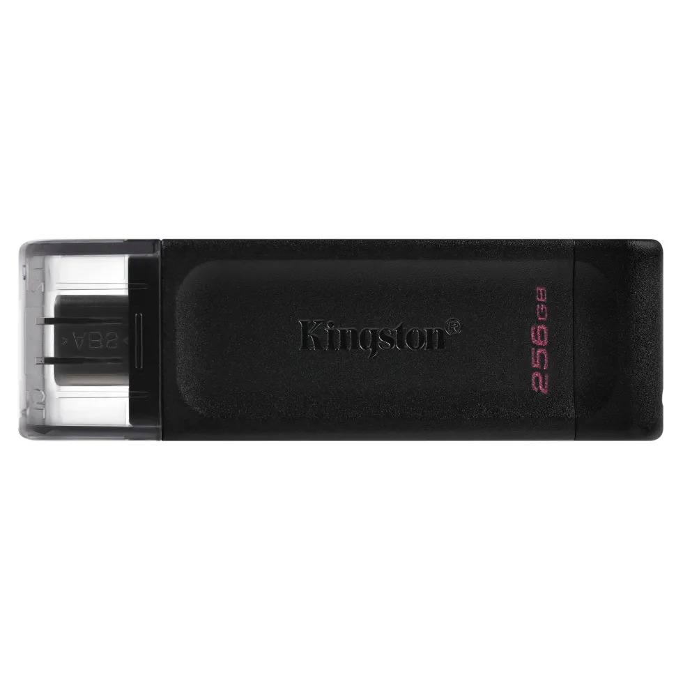 KINGSTON PENDRIVE 256GB OTG DT70/256GB USB TYPE C 3.2 NERO
