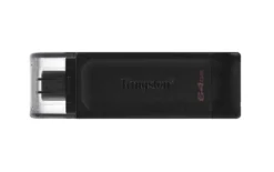 KINGSTON PENDRIVE 64GB OTG DT70/64GB USB TYPE-C 3.2 NERO