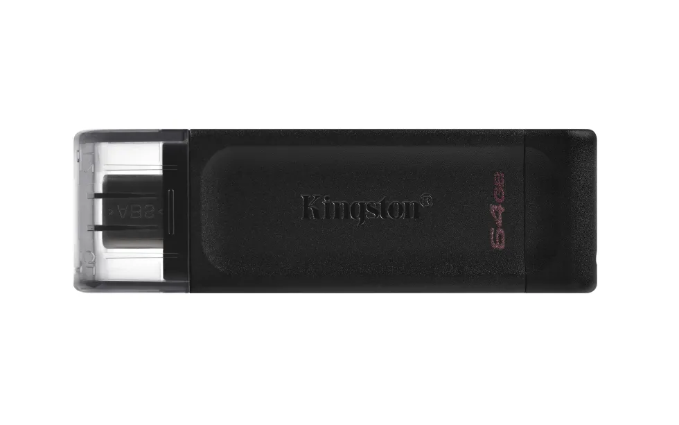 KINGSTON PENDRIVE 64GB OTG DT70/64GB USB TYPE-C 3.2 NERO