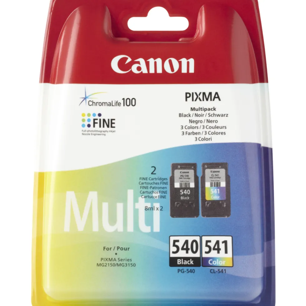 Kit cartucce Canon PG-540/CL-541 Nero e Colore Inkjet