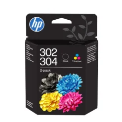 Kit cartucce inchiostro HP 302/304 nero e tricromia per stampanti OfficeJet e DeskJet