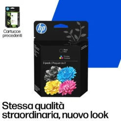 Kit cartucce inchiostro HP 302/304 nero e tricromia per stampanti OfficeJet e DeskJet