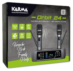 Kit microfoni Karma ORBIT 24 Audio Station Black e Grey