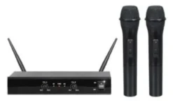 Kit microfoni Karma SET 5002 Doppio radiomicrofono palmare UHF Black