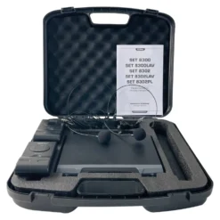 Kit microfoni Karma Set 8302Lav doppio ad archetto Black e Grey