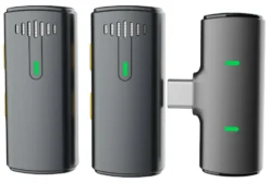 Kit microfoni Karma 32171 VLOGGER Plus Black e Yellow