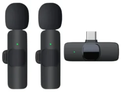 Kit microfoni Karma 34599 VLOG 2TC Black