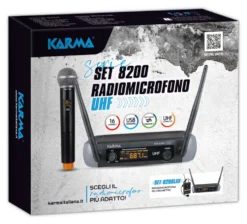 Kit microfono Karma SET 8200LAV Black
