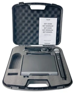 Kit microfono Karma Set 8300 palmare UHF Black e Grey