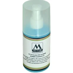 Kit pulizia gel 200ml e panno microfibra Munari AC020