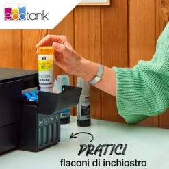 Kit refill inchiostro nero Epson EcoTank ET-2710 T00P140