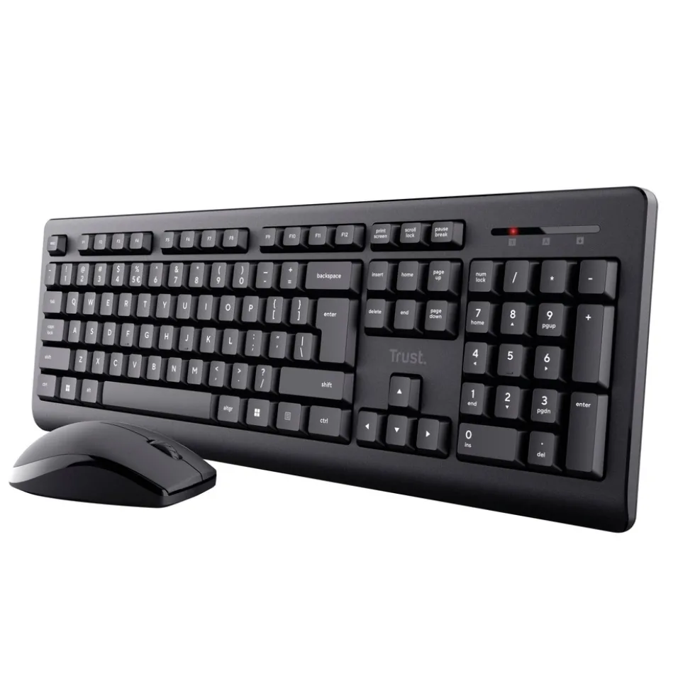 Kit tastiera e mouse wireless Trust Primo