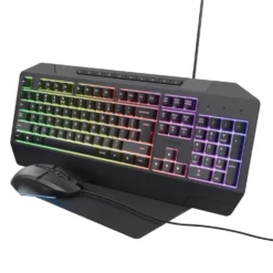 Kit tastiera, mouse e tappetino Trust 25283 3-in-1 con illuminazione