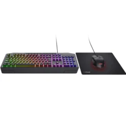 Kit tastiera, mouse e tappetino Trust 25283 3-in-1 con illuminazione