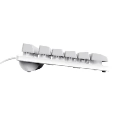 Kit tastiera, mouse e tappetino Trust GXT 794W gaming 3-in-1 bianco