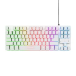 Kit tastiera, mouse e tappetino Trust GXT 794W gaming 3-in-1 bianco