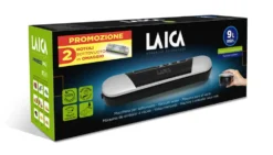 Laica Sottovuoto 9L/Min. Compatta Base Con Magneti 2Rotoli Inclusi