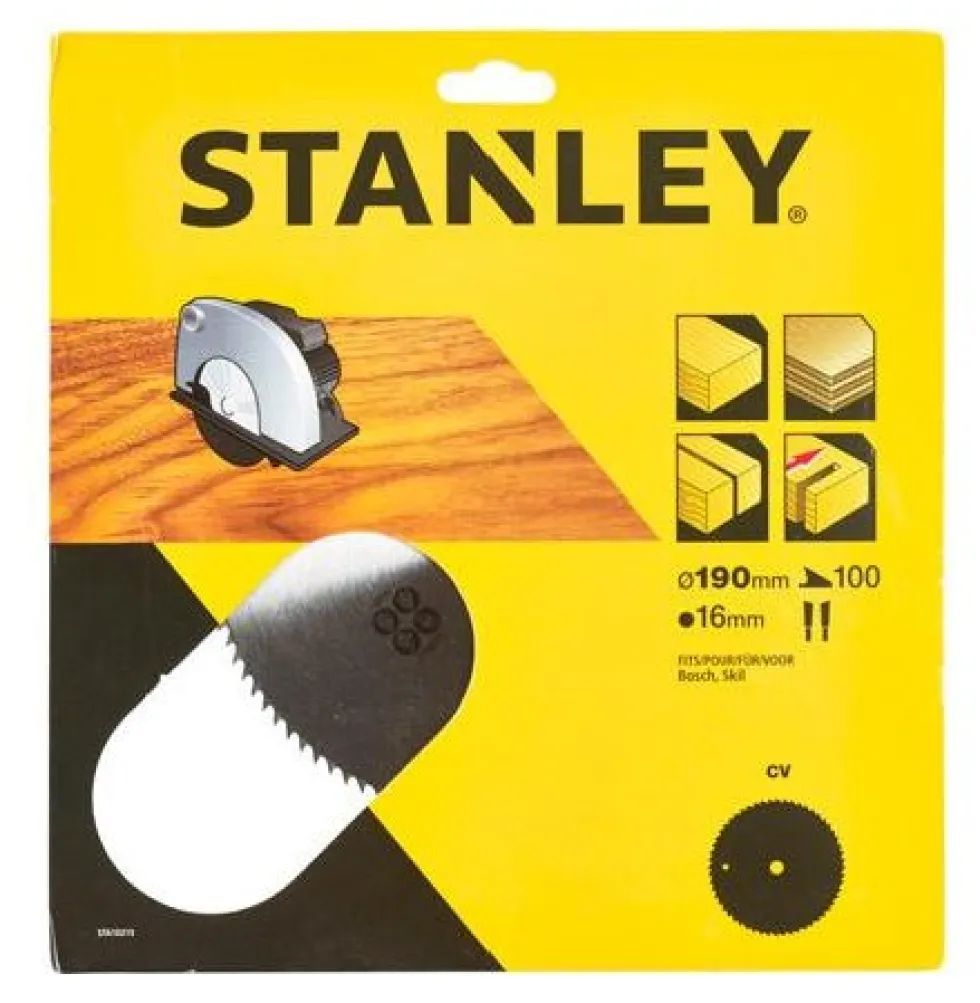 Lama a disco Stanley STA10215 Acciaio