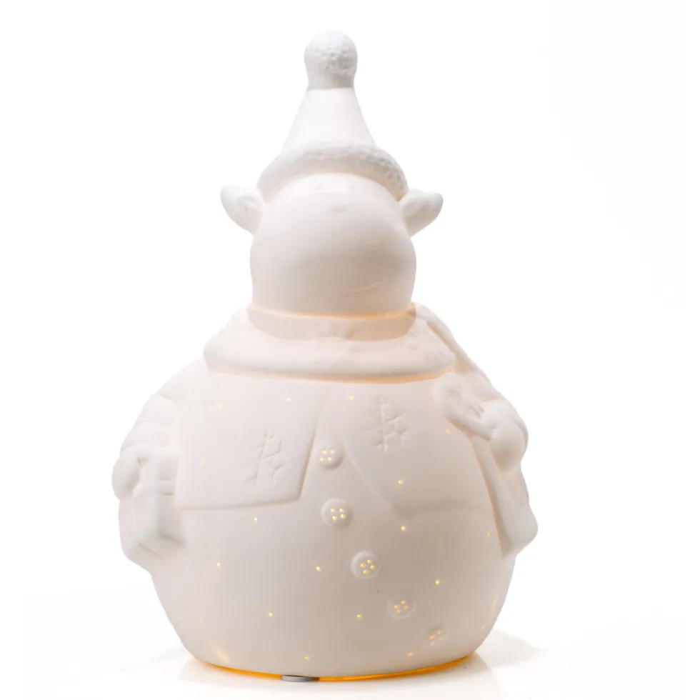 Lampada in cermaica a forma di alce natalizia Ø 16 x h 25 cm - 40W - Oslo