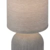 Lampada tavolo Briloner BT10039 CERAMIC FABRIC Grigio