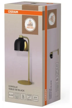 Lampada tavolo Osram DECOR COROLLE TABLE Black