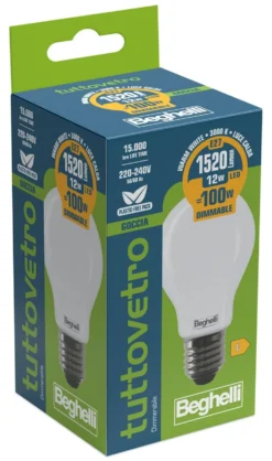 Lampadina led Beghelli 58096 TUTTOVETRO LED