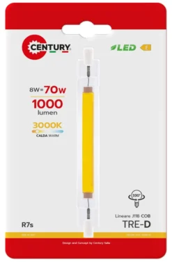 Lampadina led Century Italia TRCOB 0811830BL TRE D COB