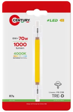 Lampadina led Century Italia TRCOB 0811840BL TRE D COB