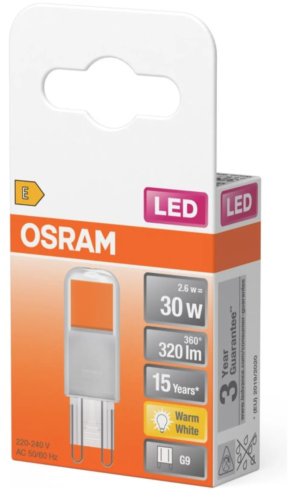 Lampadina led Osram LED PIN G9