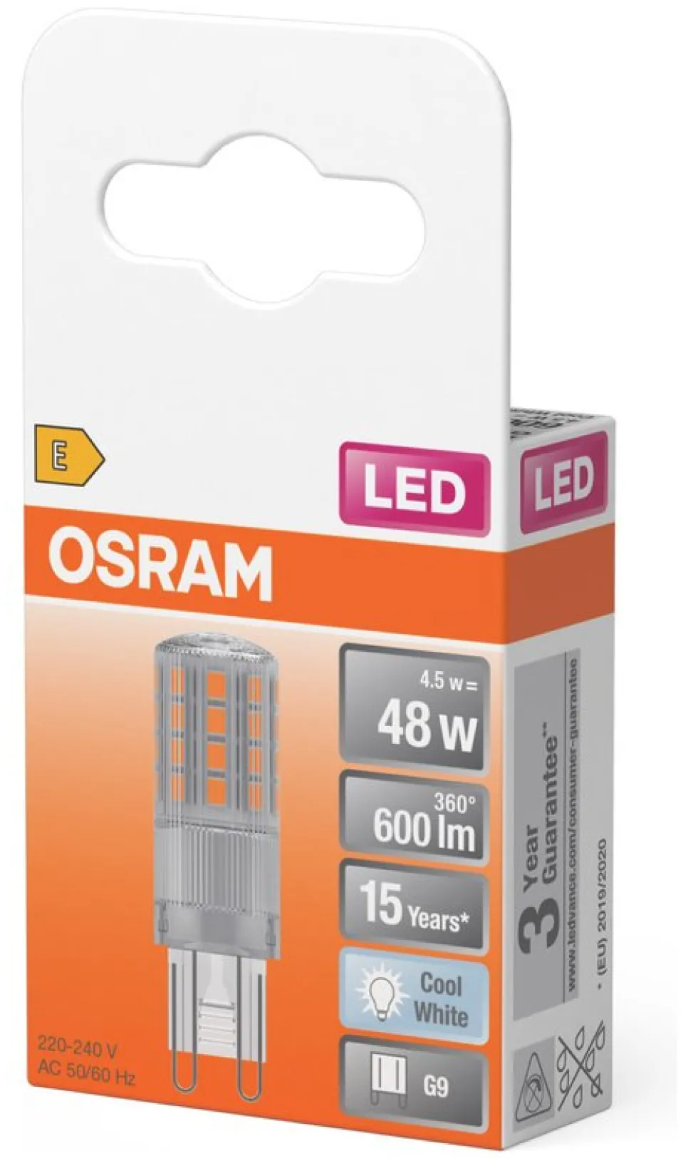 Lampadina led Osram LED PIN G9