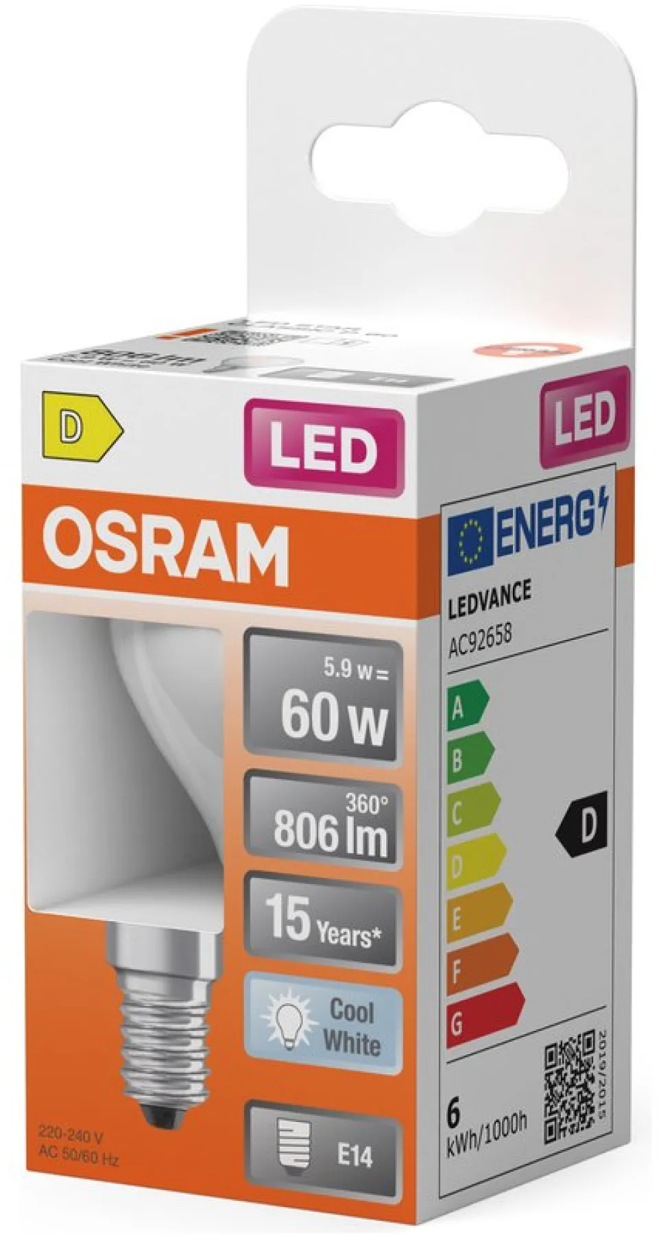Lampadina led Osram LED RETROFIT CLASSIC P