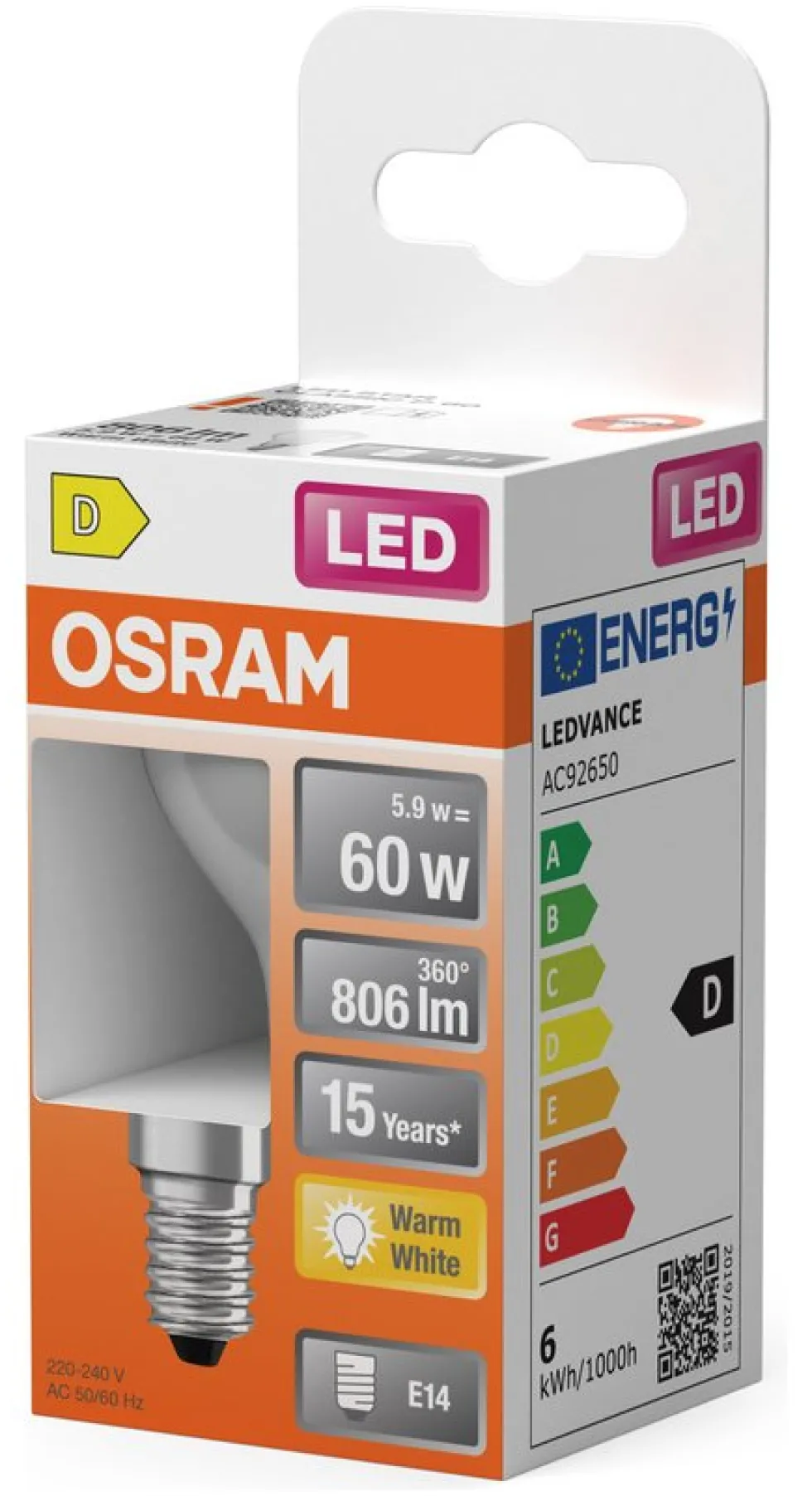Lampadina led Osram LED RETROFIT CLASSIC P