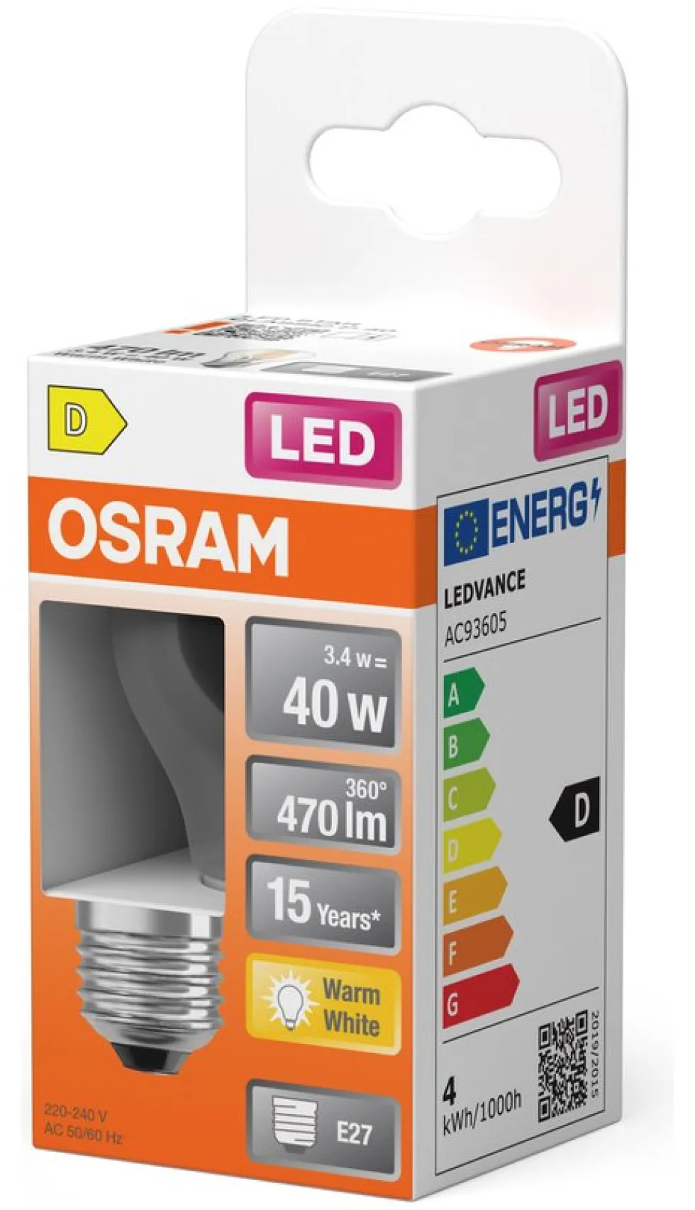 Lampadina led Osram LED RETROFIT CLASSIC P