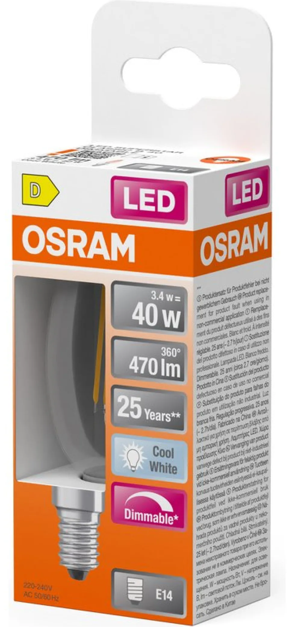 Lampadina led Osram LED RETROFIT CLASSIC B