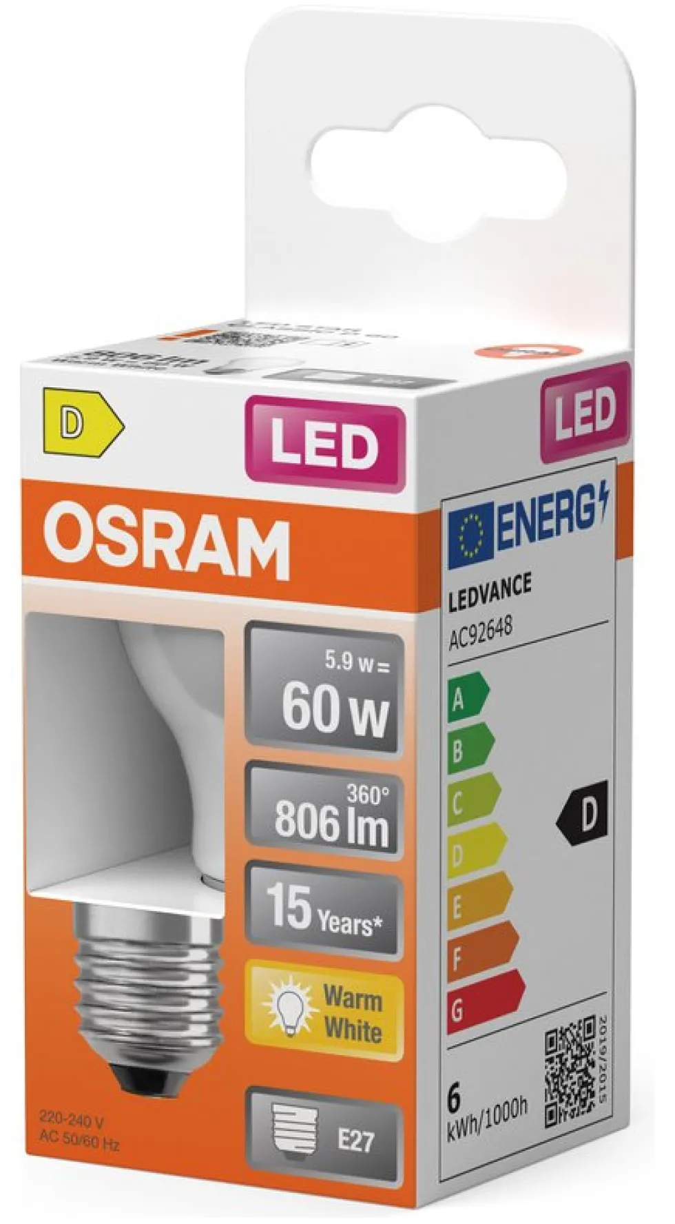 Lampadina led Osram LED RETROFIT CLASSIC P