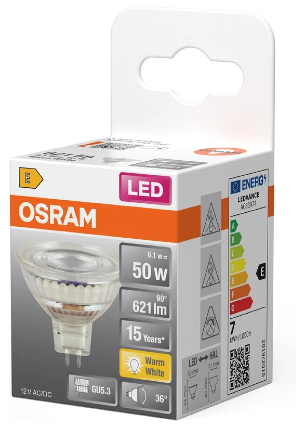 Lampadina led Osram LED STAR MR16 12 V