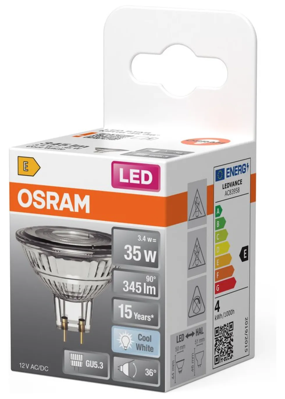 Lampadina led Osram LED STAR MR16 12 V