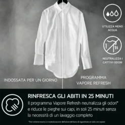 Lavasciuga Aeg LR7FD104V a carica frontale con capacità 10 kg