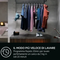 Lavasciuga AEG LR6FG84 con capacità 8 kg e 1400 giri
