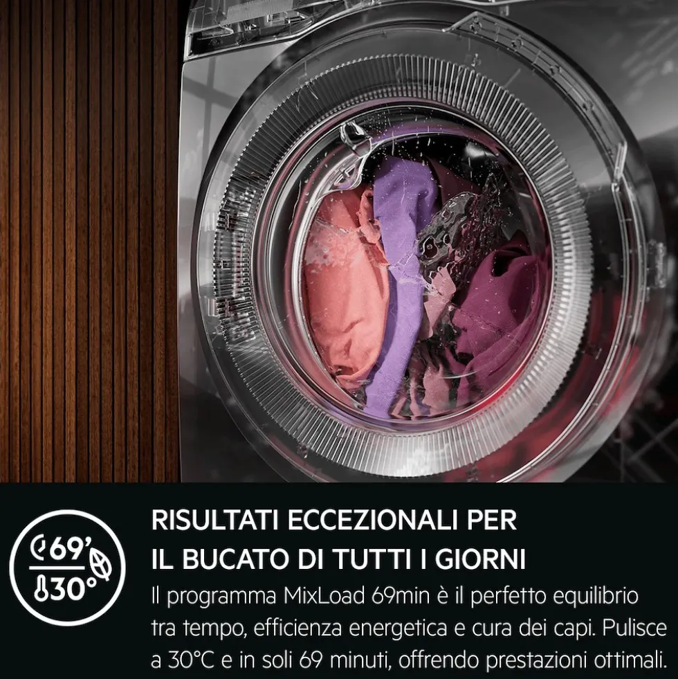Lavasciuga AEG LR6FG94 con carico da 9 kg e 1400 giri