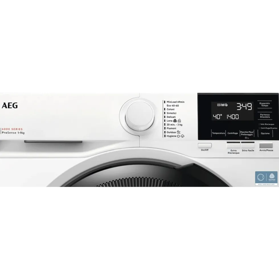 Lavasciuga AEG LR6FG94 con carico da 9 kg e 1400 giri