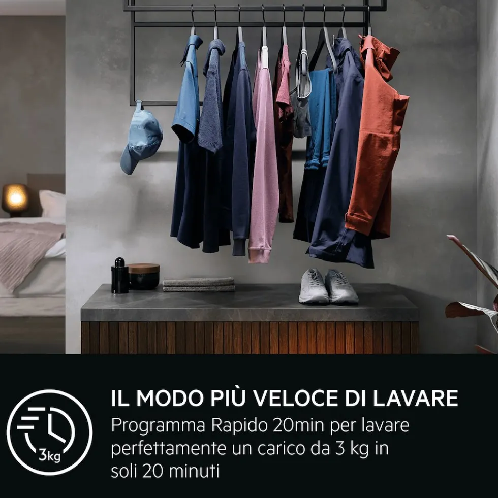 Lavasciuga AEG LR6FG94 con carico da 9 kg e 1400 giri