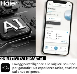 Lavasciuga Haier HW100B14367UIT con carico 10kg e WiFi