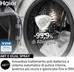 Lavasciuga Haier HW100B14367UIT con carico 10kg e WiFi