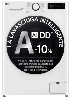 Lavasciuga Lg SERIE R5 D2R5S09TSWW AI DD White e Black