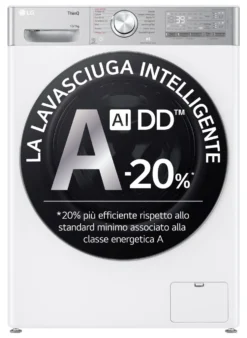 Lavasciuga Lg SERIE R9 D4R9513TPWC AI DD White e Black
