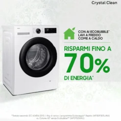 Lavasciuga Samsung WW10FG5U34AEET 10kg 1400 giri Vapore WiFi