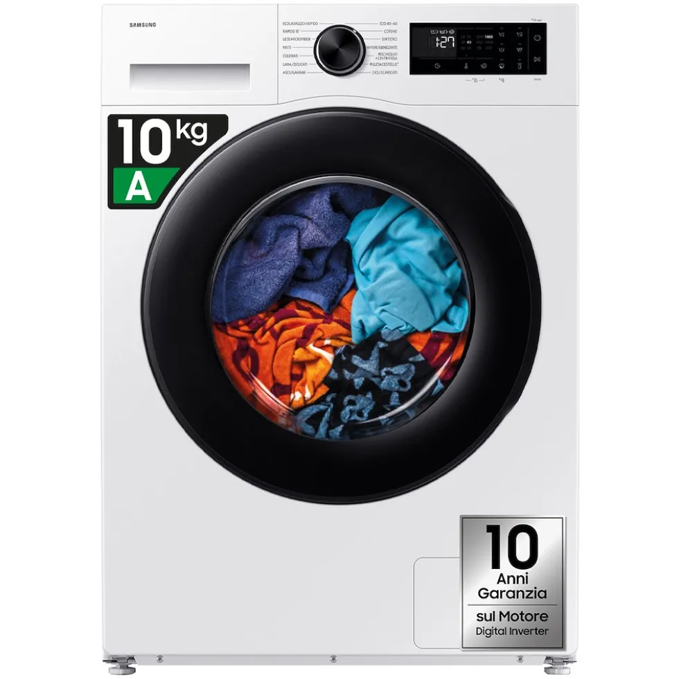 Lavasciuga Samsung WW10FG5U34AEET 10kg 1400 giri Vapore WiFi